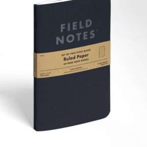 Pitch Black Field Notes 3-pack