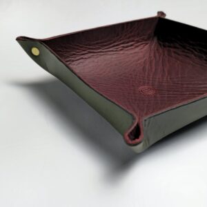DIG Double-Layer Artisan Valet Tray (Burgundy Forrester)